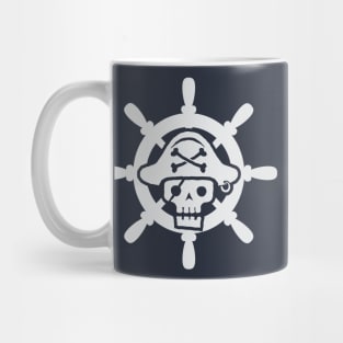 Just a Green Pirate Skull Mug